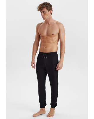 Bambusviskose, Jogginghose m. logo, Schwarz -JBS of Denmark Men