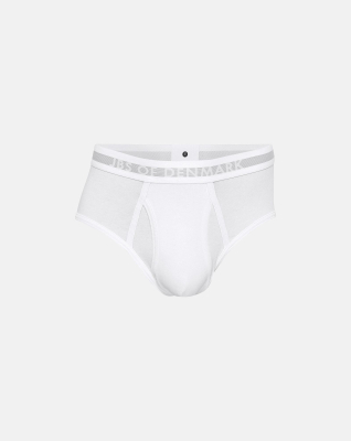 Slip m. Eingriff 2-Pack, Bambusviskose, Weiß