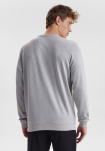 Bambusviskose, Sweatshirt m. logo, Hellgrau -JBS of Denmark Men