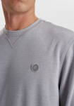 Bambusviskose, Sweatshirt m. logo, Hellgrau -JBS of Denmark Men