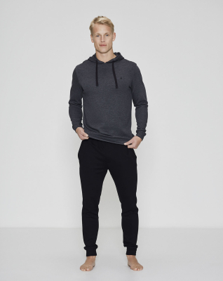 Bambusviskose, Hoodie, Grau