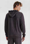 Bambusviskose, Hoodie m. logo, Dunkelgrau -JBS of Denmark Men