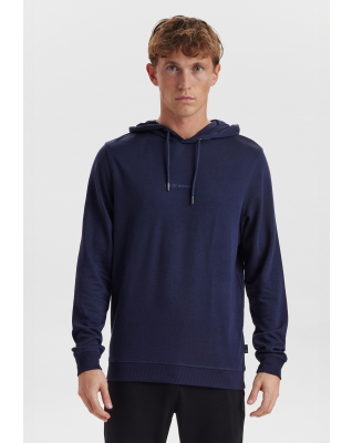 Bambusviskose, Hoodie m. logo, Marine -JBS of Denmark Men