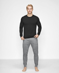Bambusviskose, Sweatshirt, Schwarz -JBS of Denmark Men