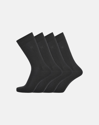 Bio-Baumwolle, Socken, 4-pack, Schwarz -JBS of Denmark Men