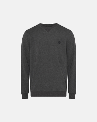 Bambusviskose, Sweatshirt m. logo, Dunkelgrau -JBS of Denmark Men