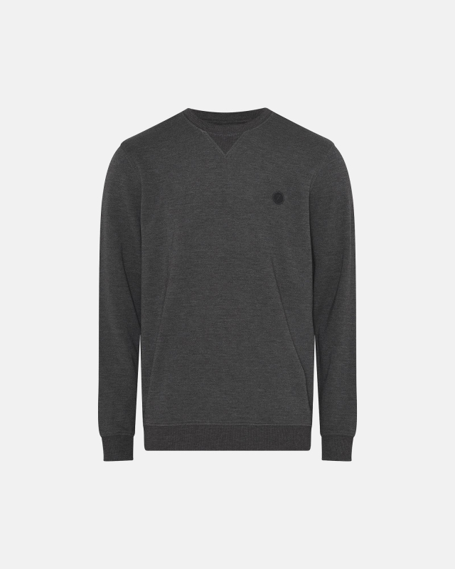 Bambusviskose, Sweatshirt m. logo, Dunkelgrau -JBS of Denmark Men
