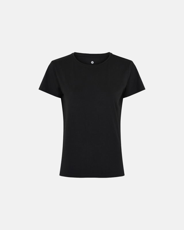 Bambusviskose, T-Shirt, Schwarz -JBS of Denmark Women