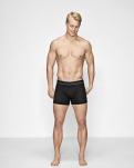 Bambusviskose, Unterhosen Pique, 2-pack, Schwarz