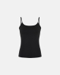 Bambusviskose, Top schmaler Träger, Schwarz - JBS of Denmark Women