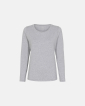 Bambusviskose, Langärmelig T-Shirt, Grau - JBS of Denmark Women