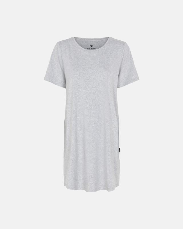 Bambusviskose, Big Shirt, Hellgrau melange -JBS of Denmark Women