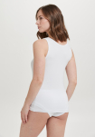 Bambusviskose, Top breiteTräger, Weiß -JBS of Denmark Women