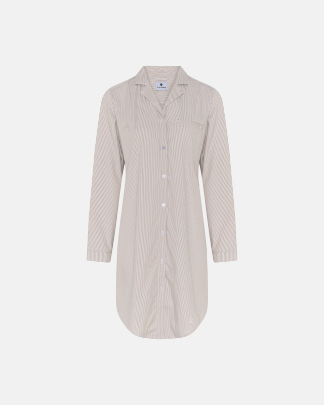 Bambusviskose, Nachthemd mit Knöpfen, Sand -JBS of Denmark Women