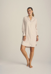 Bambusviskose, Nachthemd mit Knöpfen, Sand -JBS of Denmark Women