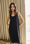 Bambusviskose, Jerseykleid, Schwarz -JBS of Denmark Women