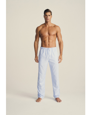 Bambusviskose, Pyjamahose, Blaugestreift -JBS of Denmark Men