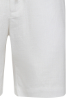 Shorts, Leinen/Bambusviskos, Weiß