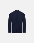 Bambusviskose, Polo-Shirt in "Pique", Marineblau -JBS of Denmark Men