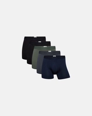 Tights 5-pack, Bambusviskose, Mehrfarbig