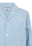 Bambus, "Seersucker" Nachthemd, Blau -JBS of Denmark Women
