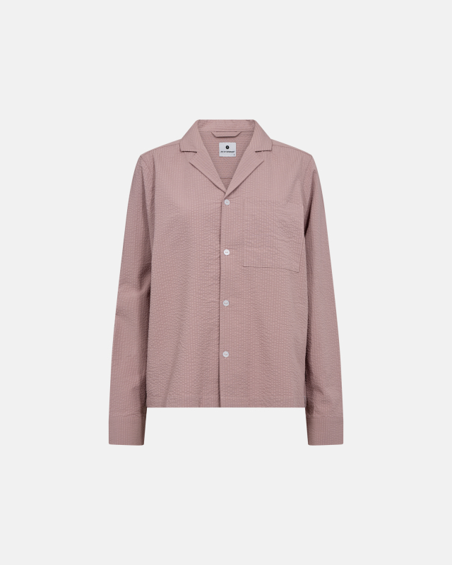 Bambus, "Seersucker" Nachthemd, Rose -JBS of Denmark Women