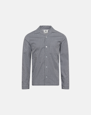 Bambusviskose, Pyjamahemd, Navygestreift -JBS of Denmark Men