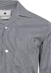 Bambusviskose, Pyjamahemd, Navygestreift -JBS of Denmark Men