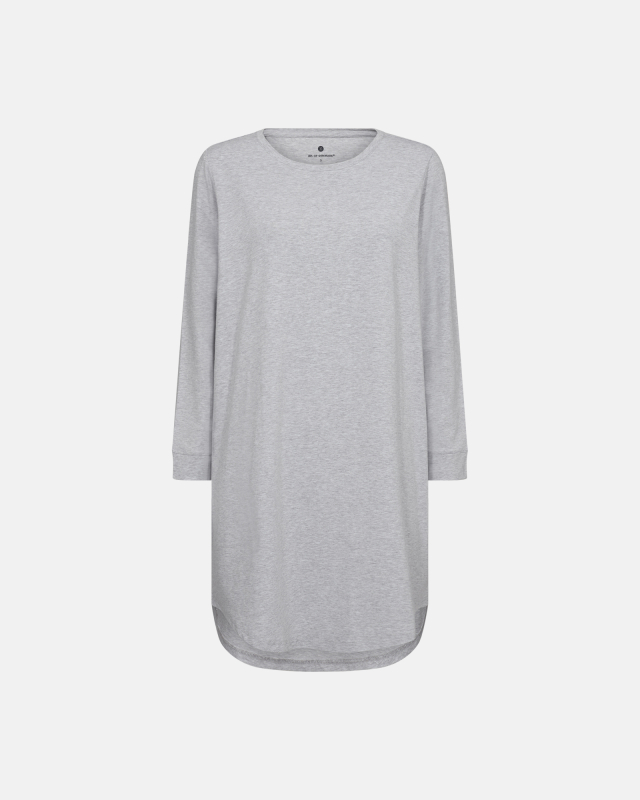 Bambusviskose, Big Shirt mit Ärmeln, Grau melange -JBS of Denmark Women