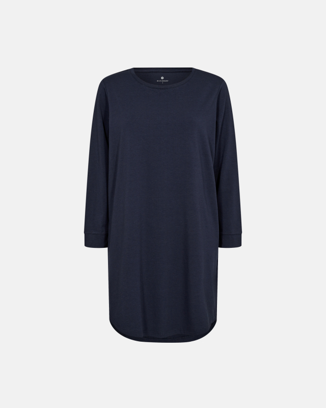 Bambusviskose, Big Shirt mit Ärmeln, Navy -JBS of Denmark Women