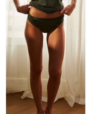 Bio-Bambusviskose, String Slip, Grün -JBS of Denmark Women