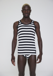 100 % Bio-Baumwolle, Tanktop "Original", Gestreift -JBS x Mads Nørgaard