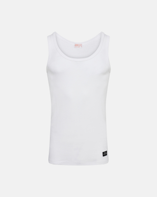 100 % Bio-Baumwolle, Tanktop "Original", Weiß -JBS x Mads Nørgaard
