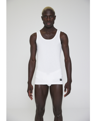100 % Bio-Baumwolle, Tanktop "Original", Weiß -JBS x Mads Nørgaard