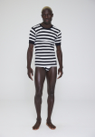 100 % Bio-Baumwolle, T-Shirt "Original", Gestreift -JBS x Mads Nørgaard