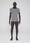 100 % Bio-Baumwolle, T-Shirt "Original", Gestreift -JBS x Mads Nørgaard