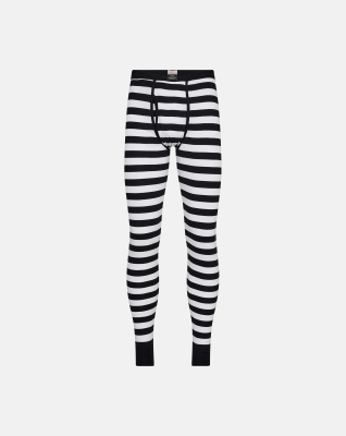 Long Johns, Bio-Baumwolle, Gestreift