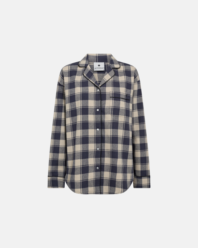 100% Bio-Baumwolle, Pyjamashirt, kariert -JBS of Denmark Women