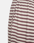 Bambusviskose, Rib-Hose, Dunkelrosa Gestreift -JBS of Denmark Women