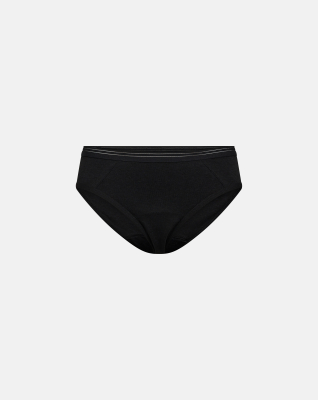 Bambus, Tai Pantie "Absorbent", Schwarz -JBS of Denmark Women