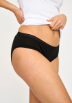 Bambus, Tai Pantie "Absorbent", Schwarz -JBS of Denmark Women