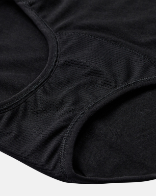 Taillenslip, Absorbent 50ml | Bio-Bambus-Viskose | schwarz -JBS of Denmark Women