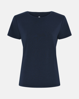 Bambusviskose,  T-Shirt, Marineblau -JBS of Denmark Women