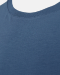 Bambusviskose, T-Shirt "o-neck", Blau -Resteröds