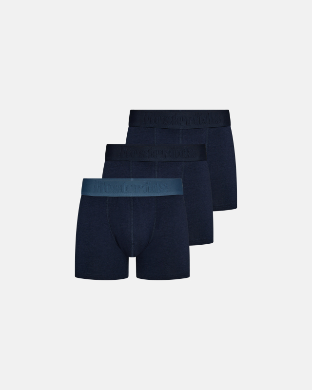 Bambusviskose, Boxershorts "gunnar", 3er-Pack, Blau -Resteröds