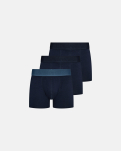 Bambusviskose, Boxershorts "gunnar", 3er-Pack, Blau -Resteröds