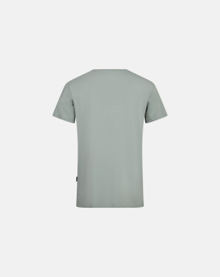 T-Shirt Rundhals, Bambusviskose, Grün