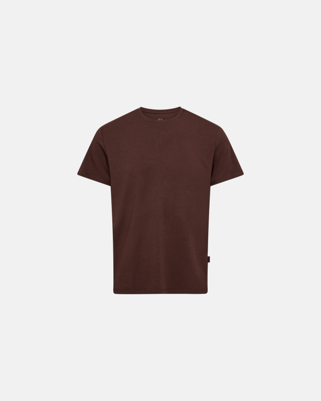 Bambusviskose, T-Shirt "Rundhals", Braun -Dovre