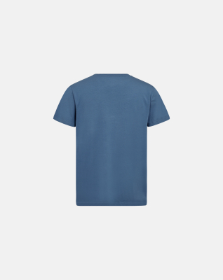 Bambusviskose, T-Shirt "O-Ausschnitt", Blau -Resteröds