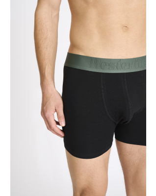 Tights "Gunnar" 3-pack | Bambusviskose | Schwarz/Grün -Resteröds